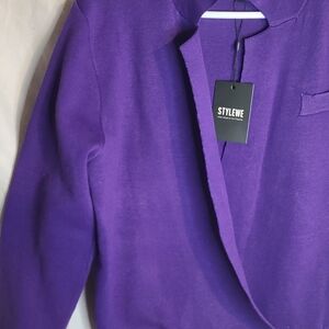 StyleWe Purple Blazer